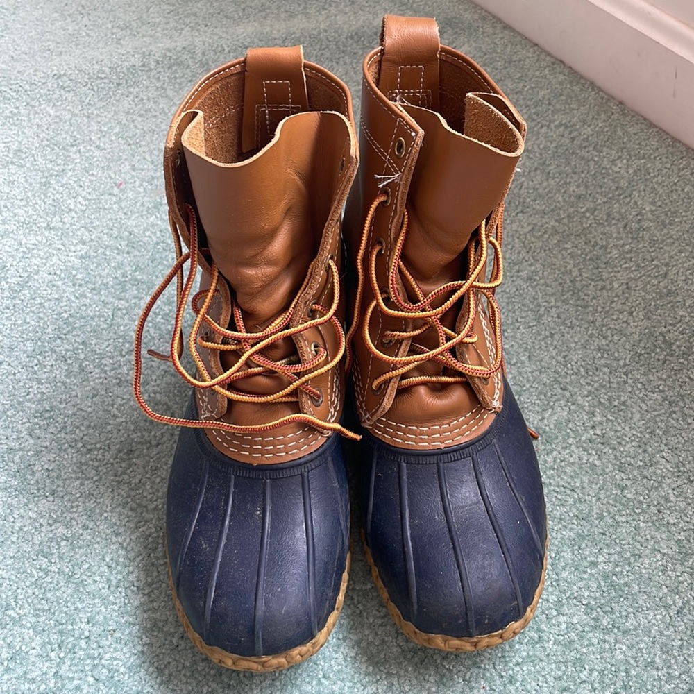 L.L. Bean Duck Boots NAVY